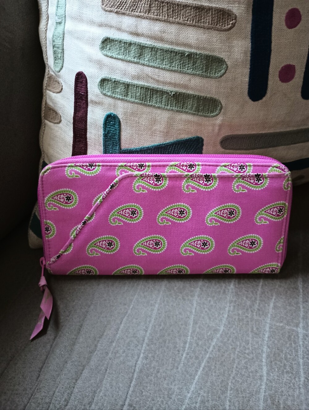 Vera Bradley Retired Rare Bermuda Pink Travel Organizer 2005